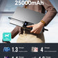 INIU 100W Power Bank, Mini Size 25000mAh High Capacity Laptop Portable Charger, USB C in&Out Tablet Powerbank, Smart Digital Display Phone Charger for iPhone 16 15, Samsung, iPad, MacBook, Laptop etc.