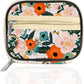 Serfeymi Weekly Travel Pill Organizer Case for Purse with Removable 7 Day Pill Box, Fashionable Pill Container for Medicine, Vitamin, Supplement - Bloom 01