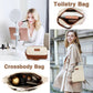 Weekender Bag for Women, Travel Duffel Bag Carry On Overnight Bag with Shoe Compartment Large Nylon Travel Weekend Tote Bag - Roamly