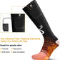 SNOW DEER Upgraded Rechargeable Electric Heated Socks,7.4V 2200mAh Battery Powered Cold Weather Heat Socks for Men Women,Outdoor Riding Camping Hiking Motorcycle Skiing Warm Winter Socks