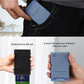 Slim Wallet for Men and Women,Pop Up Credit Card Wallet Metal Minimalist Cards Holder with Money Pocket,Small Ultralight Aluminum RFID Blocking Wallets 6-12 Card Capacity,Navy Blue
