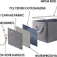 TheWarmHome Storage Bins - 3PCS Fabric Storage Baskets for Organizing Shelves | Large Basket Closet Organizer for Home Shelf Dog Laundry Organization | Collapsible Storage Cubes W/Handles