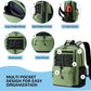 10L Small Size Casual Backpack for Kids Girls Boys Ages 3-9, Mini Waterproof Outdoor Sport Travel Hiking Camping Daypack (Khaki)