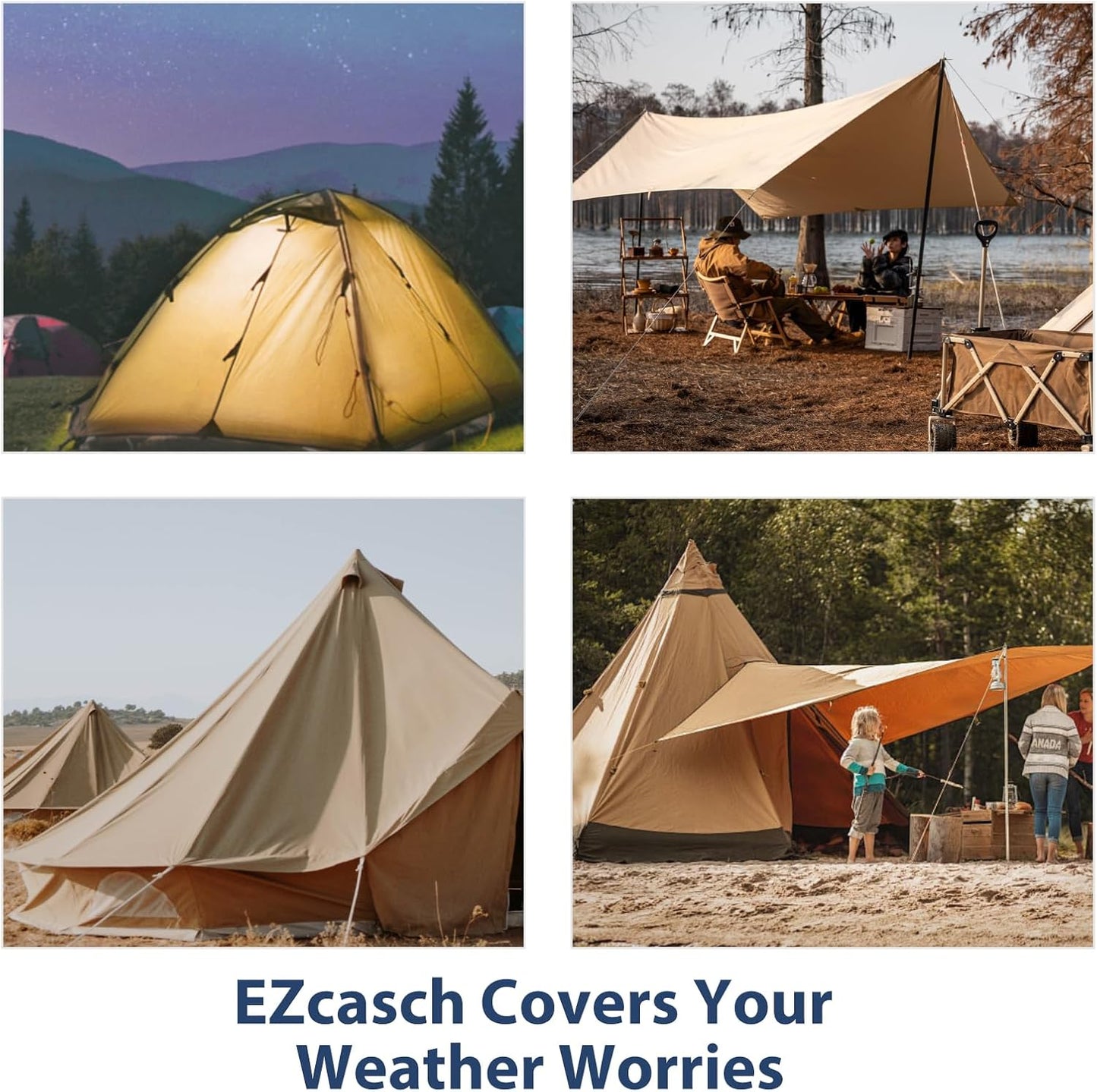 10’x12’ Canvas Tarps Heavy Duty Waterproof Tarpaulins with Aluminum Grommets,UV Resistant, 22Mil Multipurpose Drop Cloth, 14oz Cover Sheet for Outdoor and Indoor Use with Ropes Yellow
