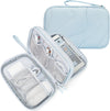 Skycase Tech Pouch - Lightweight Electronics Organizer Travel Case, Double Layers Travel Cable Organizer, All-in-One Storage Bag for Charger, Cord, Phone, Flash Drive, Accessories