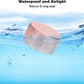 Metal Pill Container Pill Case - Waterproof Pill Box for Daily Travel, Single Pill Hplder for Pocket Purse, Portable Medicine Organizer, Ideal for Medication Fish Oils, Unique Gift Pink