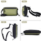 Electronics Organizer Tech Travel Pouch – Waterproof Nylon Diamond Quilted & 900D Travel Case Cable Bag for Cords Chargers