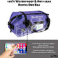 Waterproof Motorcycle Duffel Bag Roll Top Dry Duffel Bag with Quick-fixed Straps for Rafting, Boating, Kayaking, Travel, 50L(Blue) - Roamly