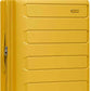 Traveler's Choice Pagosa Hardshell Expandable Luggage with Spinner Wheels, Yellow, 26-Inch Medium