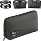 RIGHT AWAY Electronic Organizer,Waterproof Travel Accessories Storage, Tech Pouch for Cord, Power bank, Airpods, Daily Items