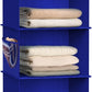 Simple Houseware 5 Shelf Hanging Closet Organizer, Dark Blue