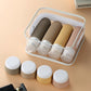 Travel Bottles 8 Pack, TSA Approved 3 oz Travel Toiletries Containers with Clear Bag, Leak Proof Silicone Squeezable Essentials Jars