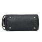 10" Premium Leather Toiletry Travel Pouch With Waterproof Lining | King-Size Handcrafted Vintage Dopp kit By Aaron Leather Goods (Jade Black) - Roamly