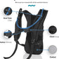 Water Buffalo Hydration Backpack - Lightweight Hydration Pack with 2L Water Bladder - Water Backpack for Hiking, Running, Biking, and Raves - Road Runner 12L Hydropack Backpack