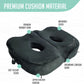 Foldable Sit Bone Seat Cushion - for Sit Bone Pain, Hip, Butt, Ischial Tuberosity, Hamstrings, and Sciatica Pain Relief - for Home, Office, and Driving…