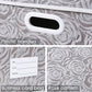 PRANDOM Jumbo Collapsible Storage Boxes with Lids Fabric Decorative Storage Bins Cubes Organizer Baskets with Cover Handles Divider for Bedroom Closet Living Room 23.2x15.7x11.6 Inch 3 Pack