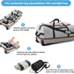 Vomgomfom Wheeled Collapsible Duffel Bag,110L-140L Expandable Checked Luggage, No-Telescopic-Handle with Anti-Burst Zipper & Reinforced Frame,Grey - Roamly