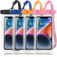 Waterproof Phone Pouch Bag - 7.5in Water Proof Cell Phone Case for Beach Travel Must Haves, Waterproof Phone Holder with Lanyard for iPhone 16 15 14 Pro Max Galaxy S24+ Pixel 8 Pro, Cruise Essentials