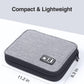 Luxtude Travel Cord Organizer Case, Electronic Organizer Travel Case Large, Cable Organizers Bag, Tech Bag for Cable Storage/Cord Storage/iPad Pro(up to 11")/Wall Charger/Electronics