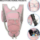 Lightweight Hydration Backpack 2L Water Bladder Pack for Running, Cycling, Hiking – Anti-Theft Water Backpack with Phone Holder, Trekking Pole Holder & Reflective Strips for Men & Women