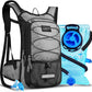 Insulated Hydration Pack Backpack with 3L BPA Free Leak-Proof Water Bladder, Keep Liquids Cool for Up to 5 Hours, Daypack for Hiking, Running, Cycling, Hunting, Climbing