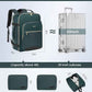 LOVEVOOK Travel Backpack for Women & Men 40L,Airline Approved Carry On Backpack Travel Essentials,TSA Carry on Luggage,Waterproof Personal Item Travel Bag,Suitcase with 3 Packing Cube,Dark green-Black