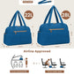Travel Duffle Bag,Puffer Carry On Duffel Bag with Laptop Compartment Waterproof Overnight Weekender Bags for Women Large Hospital Tote Bags for Labor and Delivery(Large,Blue)