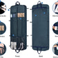 Zilink 60" Garment Bags for Travel Dress Travel Bag for Closet Storage Fur Coat Storage Bag with Adjustable Handles and Stable Buckles for Suits, Dresses, Navy Blue