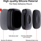 4 Pack for Tile Life360 Mate 2024/2022 Bluetooth Tracker Adhesive Mount, Silicone Waterproof Case with 3M Adhesive Sticker Stick on Car/Bike/Luggage, Hidden Tile Mate Full Protective Holder Anti-Lost