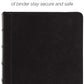Samsill Vintage Leather Mini 3 Ring Binder 2 Inch Round Ring (Holds 425 Sheets), 5.5 x 8.5 Inch Documents, Professional Organizer, Planner, Notebook, Black
