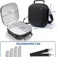 Krypthos Travel Camera Storage Case Compatible with Canon EOS Rebel T7/ R100/ R50/ 90D/ 2000D Nikon D7100/ D7500 Sony Alpha ZV-E10, Camera Protective Storage Holder Organizer Bag Carrying Bag