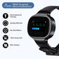 EmeTerm Smart FDA-Cleared Anti-Nausea Wristwatch Touchscreen IP67 Waterproof Morning Motion Sickness Relief Rechargeable Fast Acting Drug Free (2 Pack Black with Extra Gel)