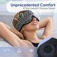 Voerou Sleep Mask with Bluetooth Headphones, Zero Pressure Wireless Sleeping Eye Mask, 100% Light Blocking Sleep Headphones for Side Sleepers, Suitable for Sleep Nap Travel, Cool Gadgets Unique Gifts