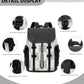 KingTo Laptop Backpack for Men Luxury Anti-Theft Travel Backpack Casual Business Waterproofing Computer Bag (A-White)