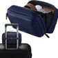 EPICKA Electronics Organizer Travel Case - Cable Organizer Bag for Travel Accessories, Tech Pouch for Cords, Charger, Adapter, Cables, Power Bank, Waterproof Storage Bag with Luggage Strap, Navy