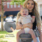 MOMTORY Carryall™ Pro Baby Carrier, Safety-Certified 6-in-1 Baby Carrier Newborn to Toddler, Detachable Baby Holder Carrier with Hip Seat, Ergonomic Cozy Baby Front and Back Carrier for 7-50lbs