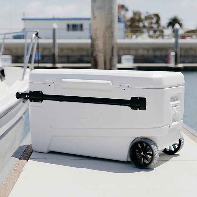 Igloo Maxcold Glide 110Qt Wheeled Cooler | Insulated Hard Shell Ice Chest