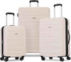 Westridge Hardshell Luggage Set - 3 Piece Set - 20" Carry-On, 24” & 28” Checked Luggage Set with 360° Spinner Wheels - Expandable Suitcases for Extended Travel - Durable ABS Shell - Light Pink