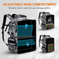 Goture Fishing Backpack, 900D Water-Resistant Tackle Backpack with Rod Holders, 58L Large Storage Gear Fishing Tackle Bag with Detachable Crossbody Bag,8 Lure Pockets,Bottle Holder for Camping Hiking