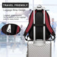 Red Backpack for School, School BackPack for Teens, Boys and Girls, with 15.6 inch Laptop Bookbag for College High School, Large Computer Back Pack with Compartments for Men & Women