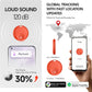 FindTag Duo - Dual System Tracker for iOS or Android, Bluetooth Tracking Tag/Key Finder/Luggage Tracker/Item Locator, Compatible with iOS Find My or Google Find Hub App (Red)