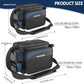 THKFISH Waterproof Fishing Tackle Bags, Saltwater Resistant Large Fishing Tackle Bag, 1000D PVC Waterproof Fishing Gear Storage Store 3600 3700 Trays