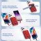 Magnetic Portable Charger for iPhone with Built-in Cables, 6-in-1 10800mAh Power Bank with iWatch Charger & LCD Display,25W Fast Charging Battery Pack for iPhone 16/15/14/13/12,Apple Watch (Red)