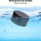 Portable Pill Box Metal Pill Case - Single Waterproof Pill Container for Purse & Pocket Travel Pillbox, Daily Round Aluminium Medicine Organizer Holder to Hold Vitamins, Medication, Fish Oil
