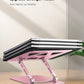 Laptop Stand Holder, Adjustable Desk Laptop Riser, Foldable Notebook Computer Stands for MacBook Air Pro HP Lenovo Dell Samsung Chromebook, Up to 15.6 inch, Rose Gold