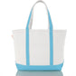 CB STATION Medium Classic Canvas Tote Bag for Women, Top Zipper Closure, Outer Pocket, Daily Essentials, Groceries, Traveling