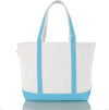 CB STATION Medium Classic Canvas Tote Bag for Women, Top Zipper Closure, Outer Pocket, Daily Essentials, Groceries, Traveling