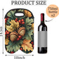 Neoprene Wine Tote, Bottle Carrier Gag Insulating Neoprene Thicker, Insulated Wine Bag for Travel Holds Two Bottles, Bottle Carrier Bags Protect the Bottles, Pinecones
