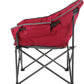 ARROWHEAD OUTDOOR Oversized Heavy-Duty Club Folding Camping Chair with Pocket, Cup Holder, Portable, Padded, Moon, Round, Saucer, Supports 330lbs, Carrying Bag