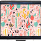 Silver Vintage Pill Box 7 Day Metal Pill Box with Mirror and 8 Compartments Cute Travel Pill Organizer for Purse (Southwestern Cactus)